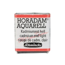 Schmincke Horadam akvarellfärg ½ kopp – Cadmium red light 349