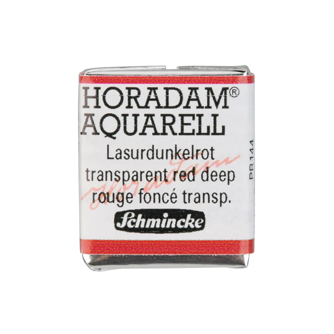 Schmincke Horadam akvarellfärg ½ kopp – Transparent red deep 355