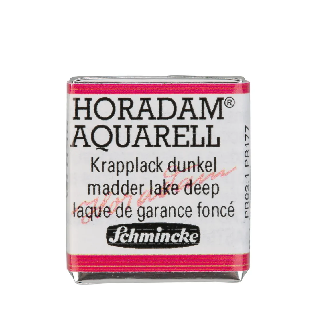 Schmincke Horadam akvarellfärg ½ kopp – Madder lake deep 358