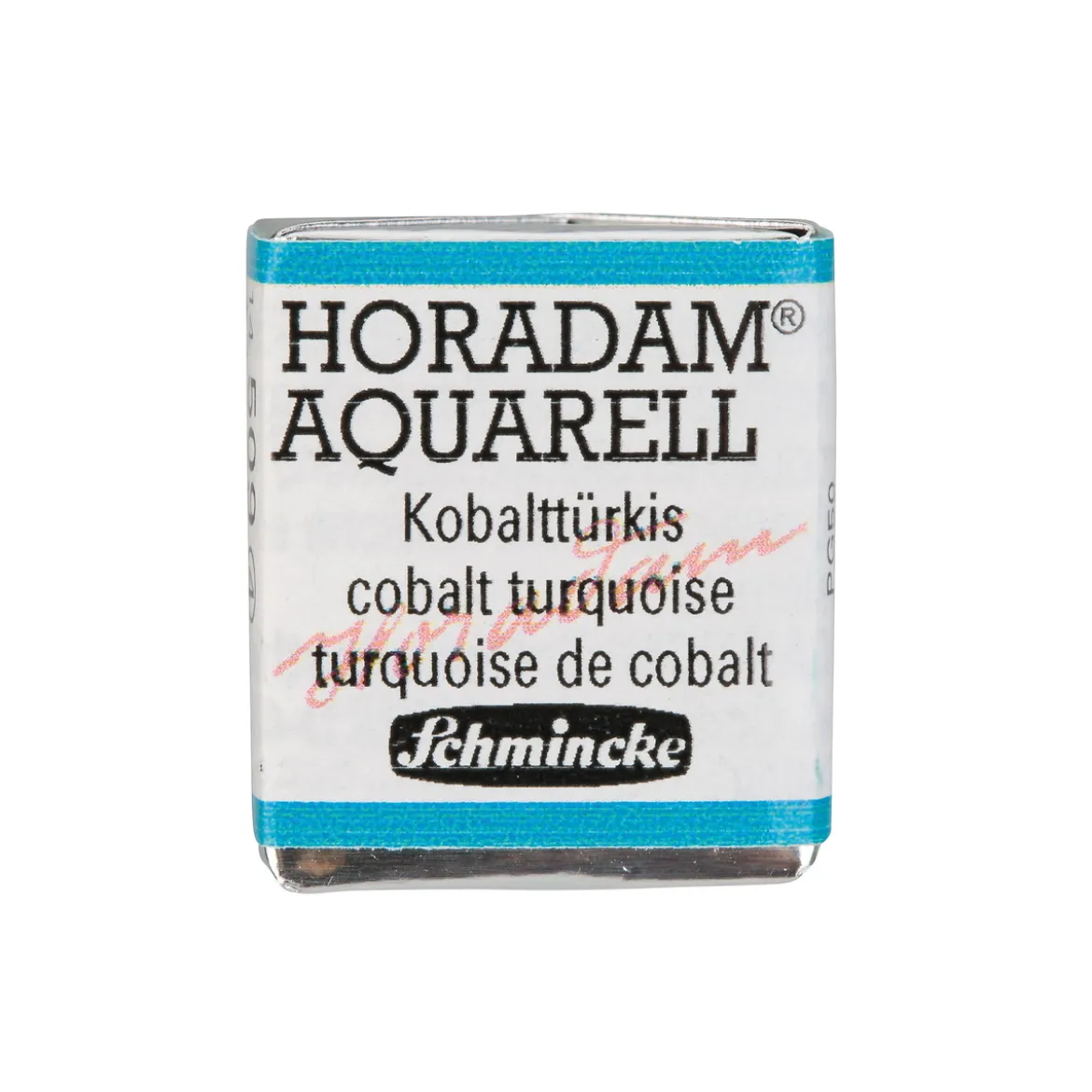 Schmincke Horadam akvarellfärg ½ kopp – Cobalt turquoise 509