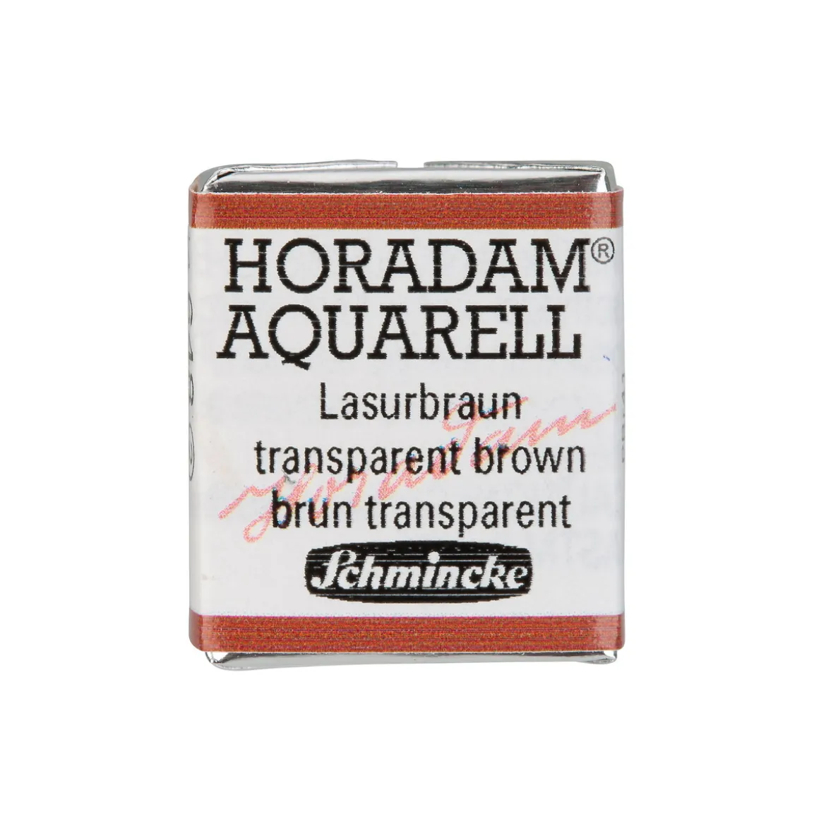 Schmincke Horadam akvarellfärg ½ kopp – Transparent brown 648