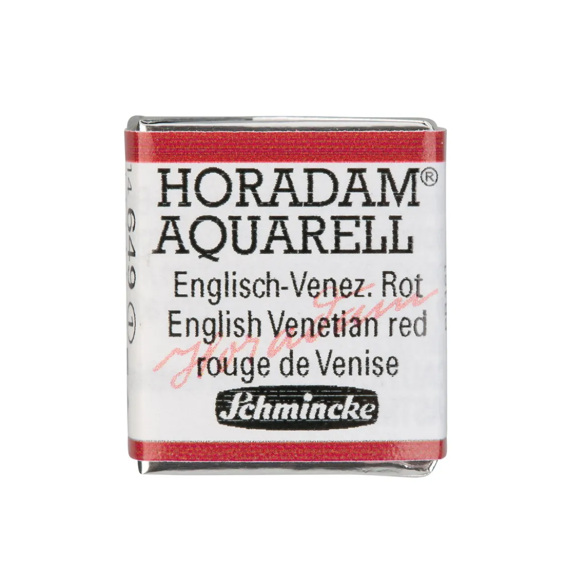 Schmincke Horadam akvarellfärg ½ kopp – English venetian red 649