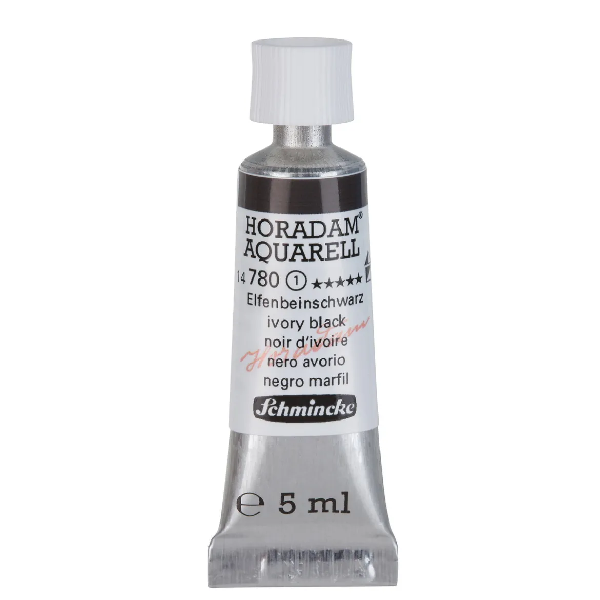 Schmincke Horadam akvarellfärg 5 ml – Ivory black 780