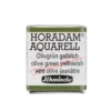 Schmincke Horadam akvarellfärg ½ kopp – Olive green yellowish 525