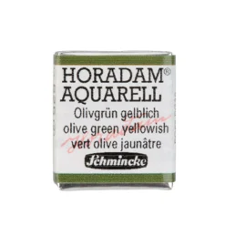 Schmincke Horadam akvarellfärg ½ kopp – Olive green yellowish 525
