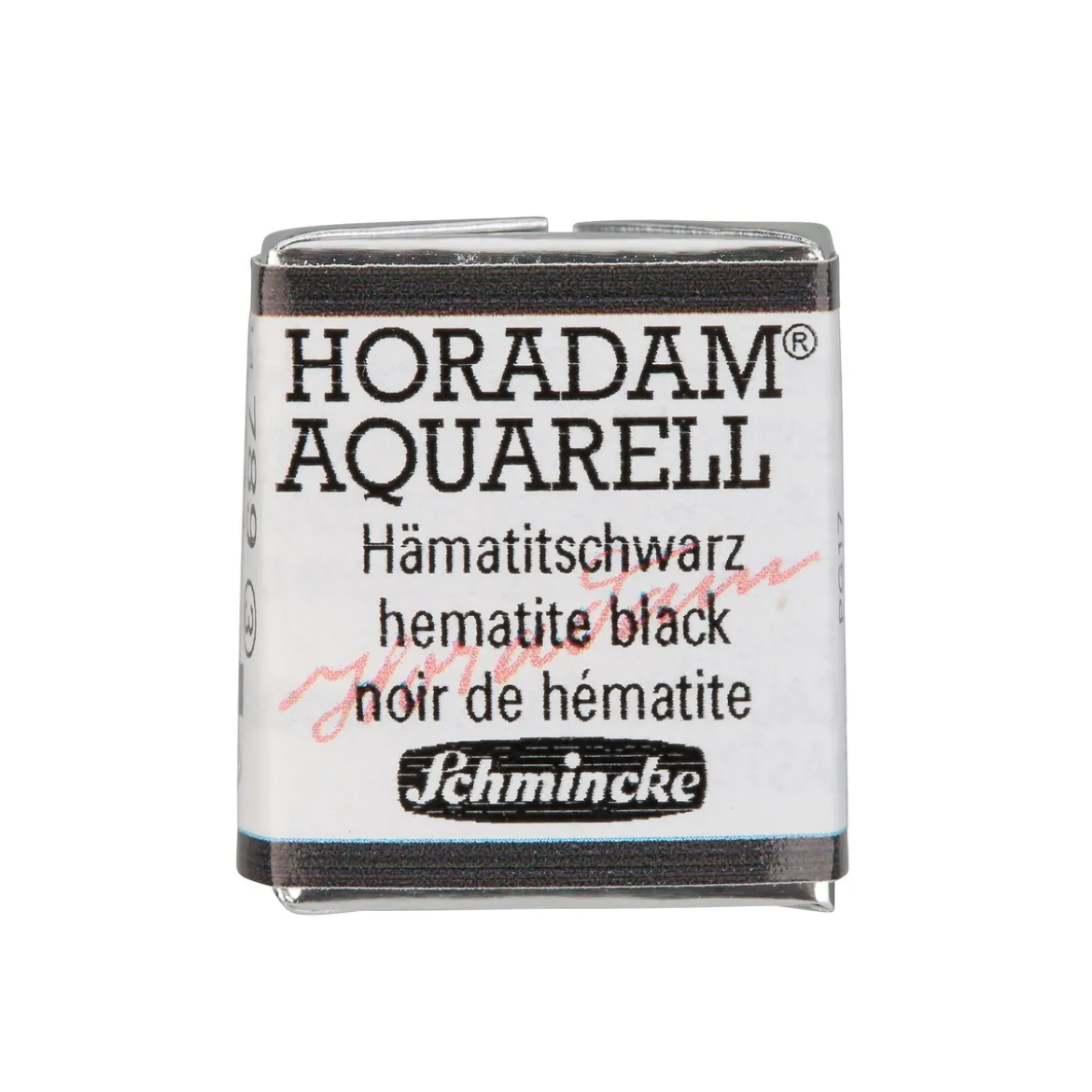Schmincke Horadam akvarellfärg ½ kopp – Mars black 791