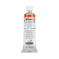 Schmincke Norma Blue vattenlöslig oljefärg 35 ml Vermilion light 21306