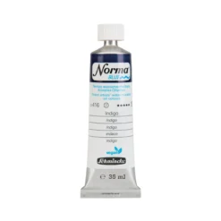 Schmincke Norma Blue vattenlöslig oljefärg 35 ml Indigo 21416
