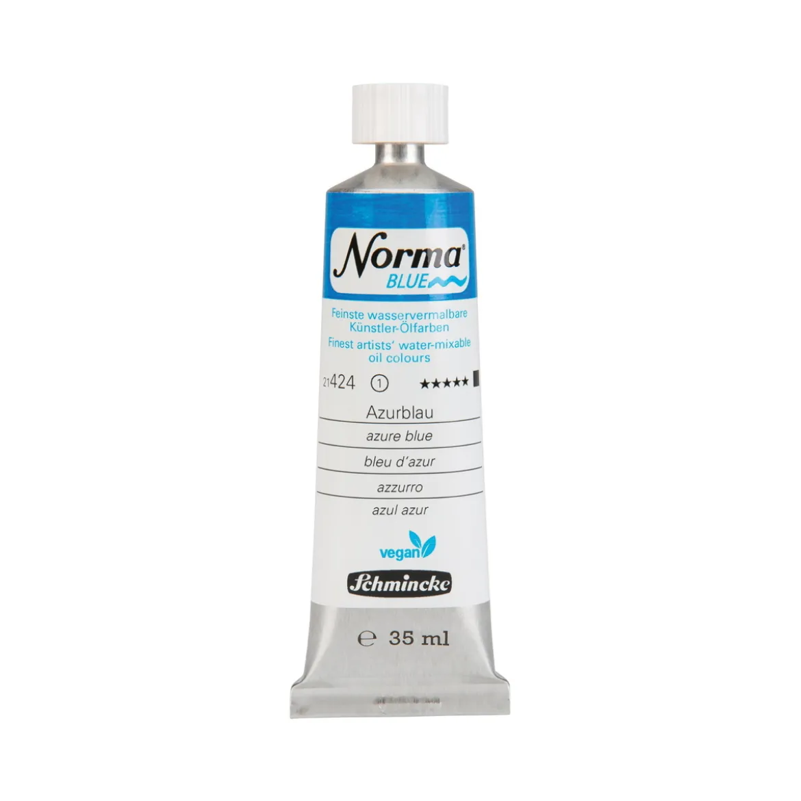 Schmincke Norma Blue vattenlöslig oljefärg 35 ml Cobalt turquoise hue 21425