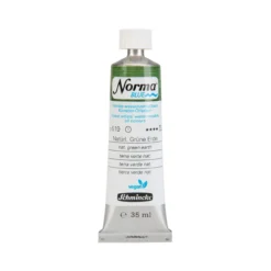 Schmincke Norma Blue vattenlöslig oljefärg 35 ml Natural green earth 21519