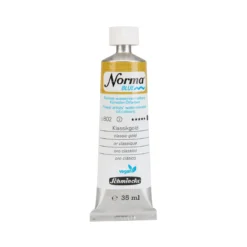 Schmincke Norma Blue vattenlöslig oljefärg 35 ml Classic gold 21802