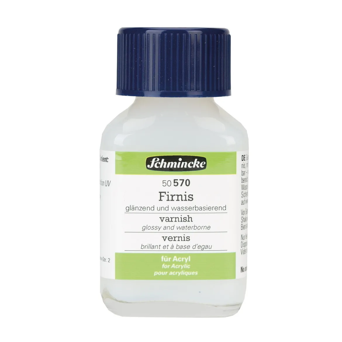 Schmincke Varnish Gloss, blankt skyddslack / fernissa för akrylfärg, 60 ml