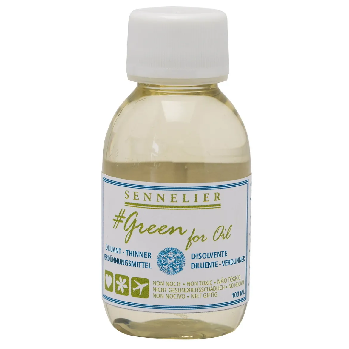 Sennelier Green for Oil Thinner, förtunningsmedel för oljefärg, 100 ml