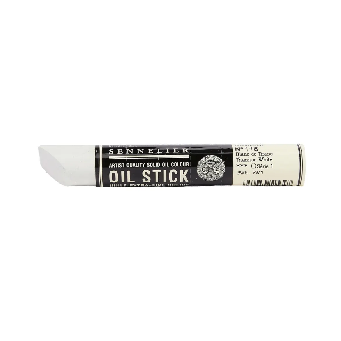 Sennelier Oil Stick 38 ml, oljefärgskrita Titanium White 116