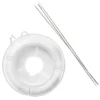Set med 10 m elastisk smyckestråd & 3 pärlnålar för smyckestillverkning