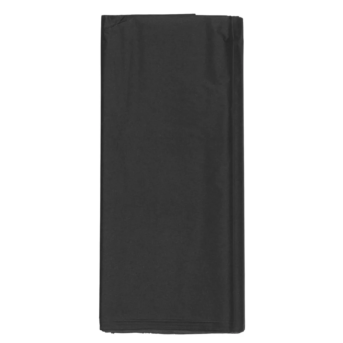 Silkespapper 25 ark à 70×50 cm, svarta ark. 14 g/m²
