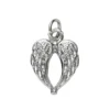 Silverfärgat hänge charm änglavingar 12×16 mm