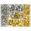 Silver / guld dekorsten 330 st
