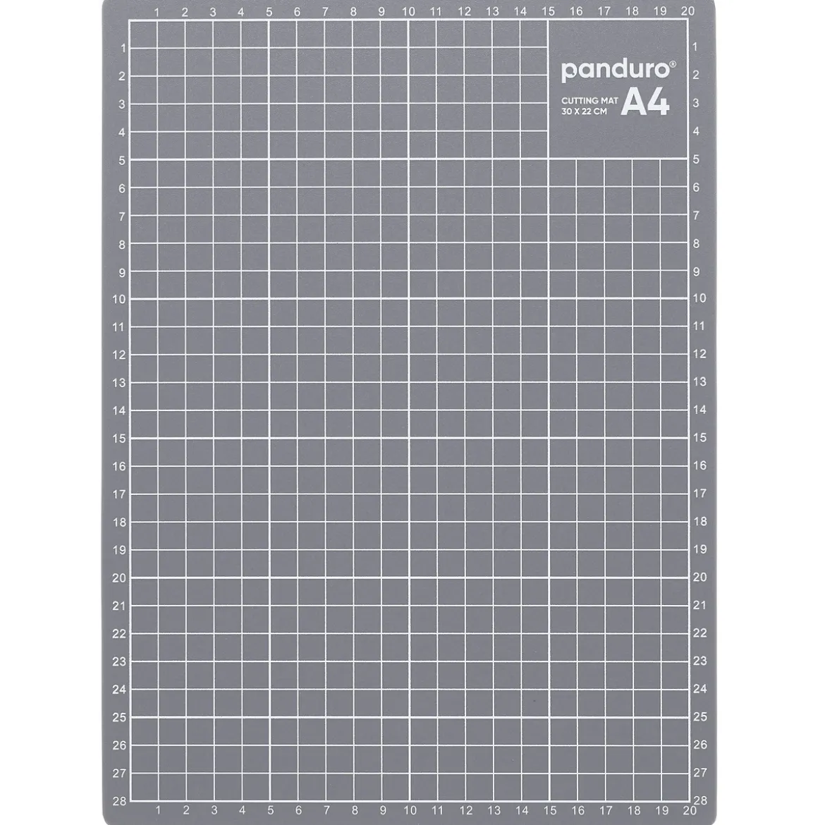 Skärmatta 22×30 cm grå