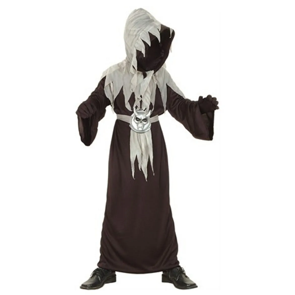 Skuggväktare, utklädnad halloween, storlek 134–140, för barn 9–11 år