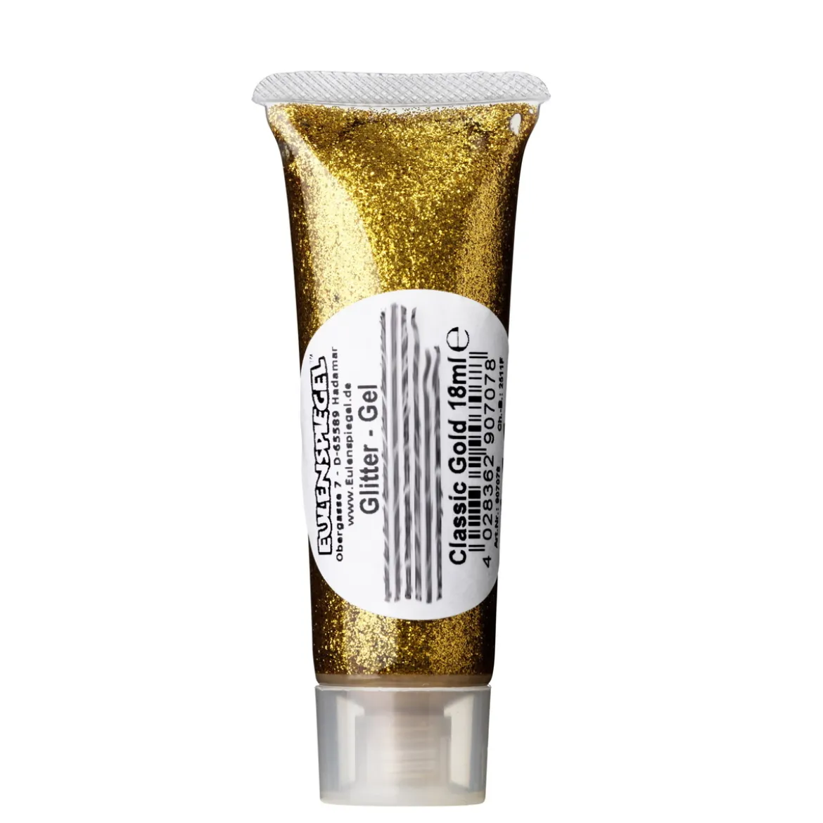 Smink glittergel guld