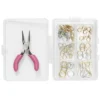 Smyckes-kit Mini med smyckesdelar för örhängen + liten plattång