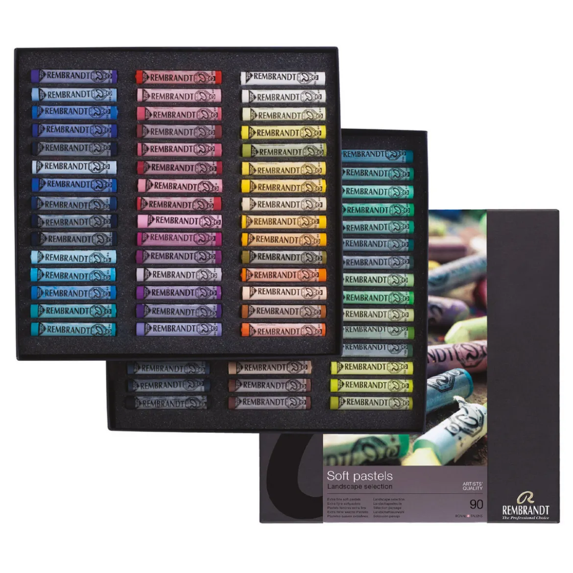 Soft Pastel 90st Set Landskap