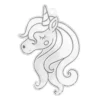 Solfångare enhörning unicorn 6,7×10,1 cm