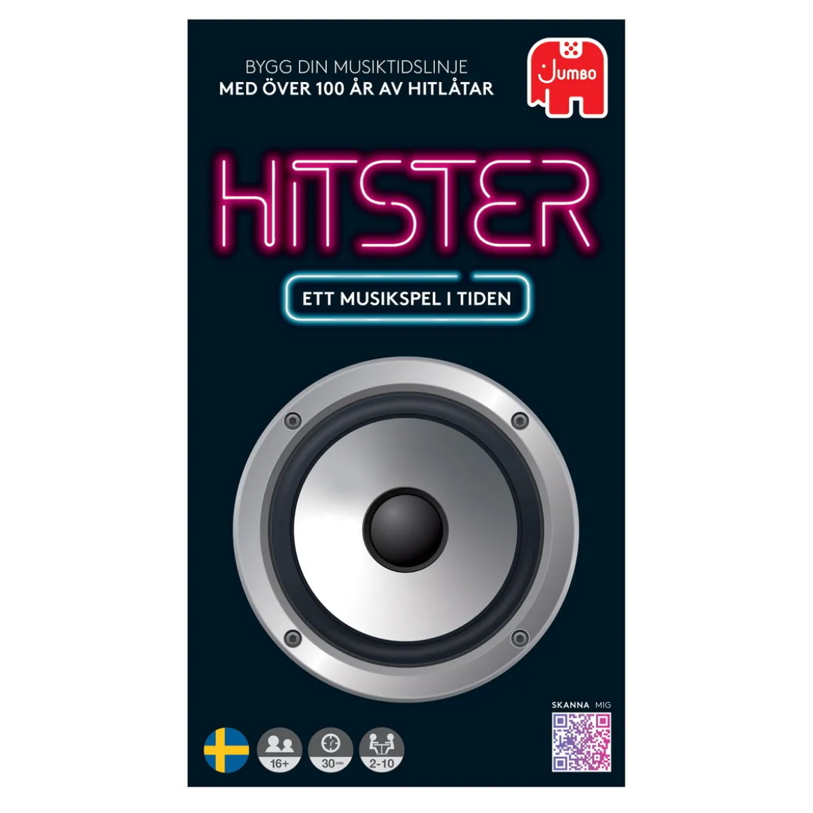 Spel Hitster Original SE, svensk utgåva – perfekt party-startare!!!