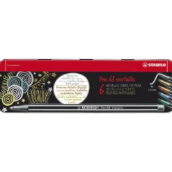 Stabilo Pen 68 Metallic 6-pack