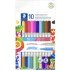Staedtler Duo Tuschpennor 10p – 2 färger i samma penna