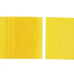 5 st. gula bivaxkakor av 100% bivax – 19,5×34 cm