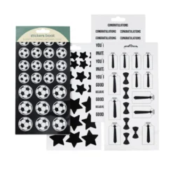 Stickersblock 16 ark B&W