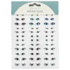 Stickersblock 16 ark Eyes – massor av vackra ögon, roliga ögon och ögonfransar. 4×4 designer