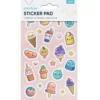 Stickersblock Kawaii – 2×10 designer, totalt 20 ark med supersöta kawaii klistermärken! 10×18 cm