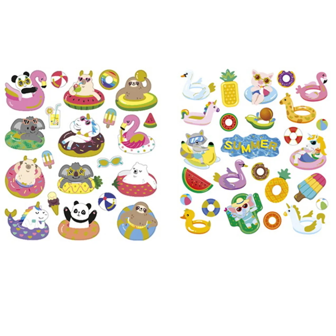 Stickers 4p Slappa sommardagar