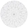 Stor rund canvas med tryckt motiv – diamantmönster, diameter 51 cm