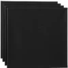 Stretched Canvas 4 Svart 30x30