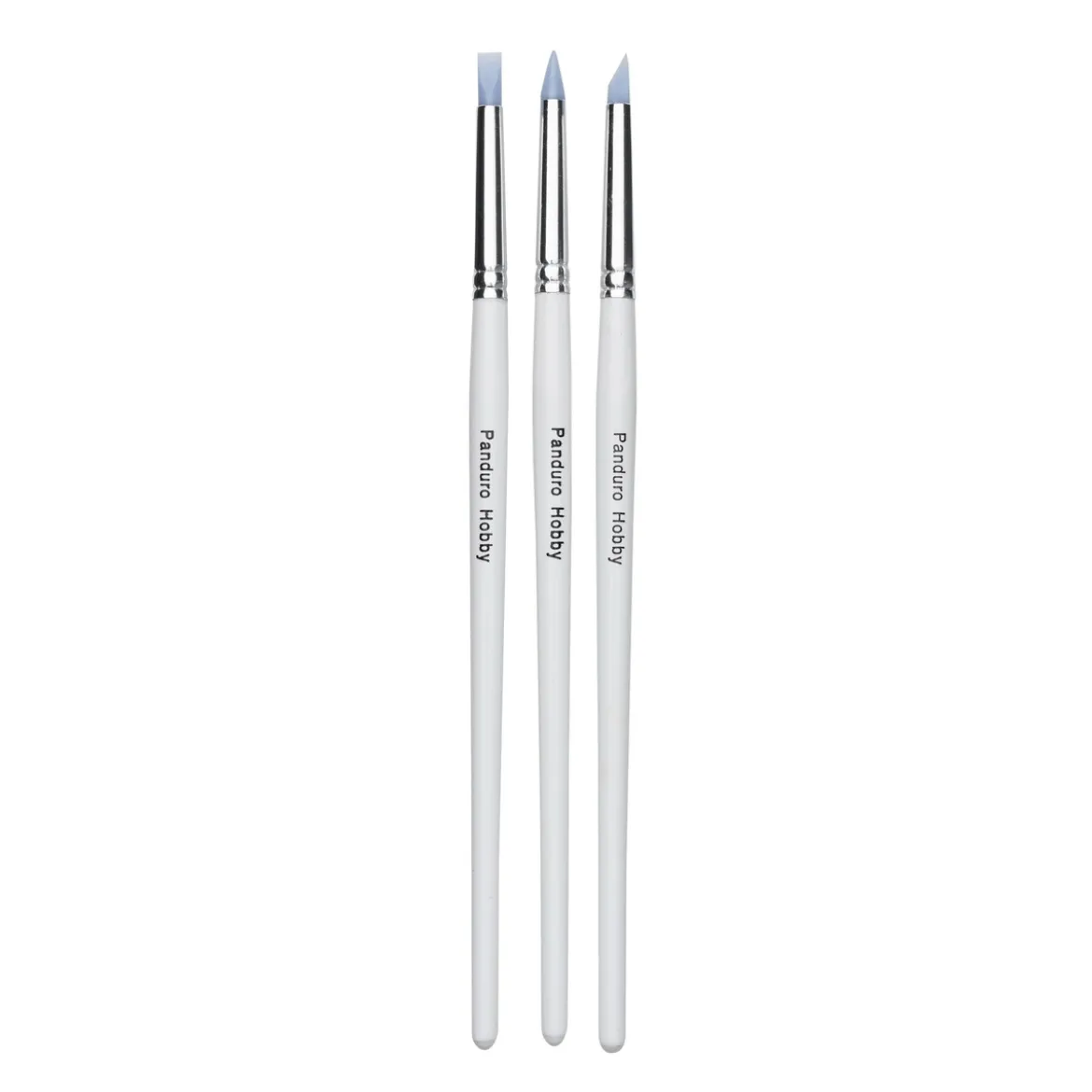 Strukturpenslar silikonpenslar med silikonspets, 0,5-4 mm 3 st