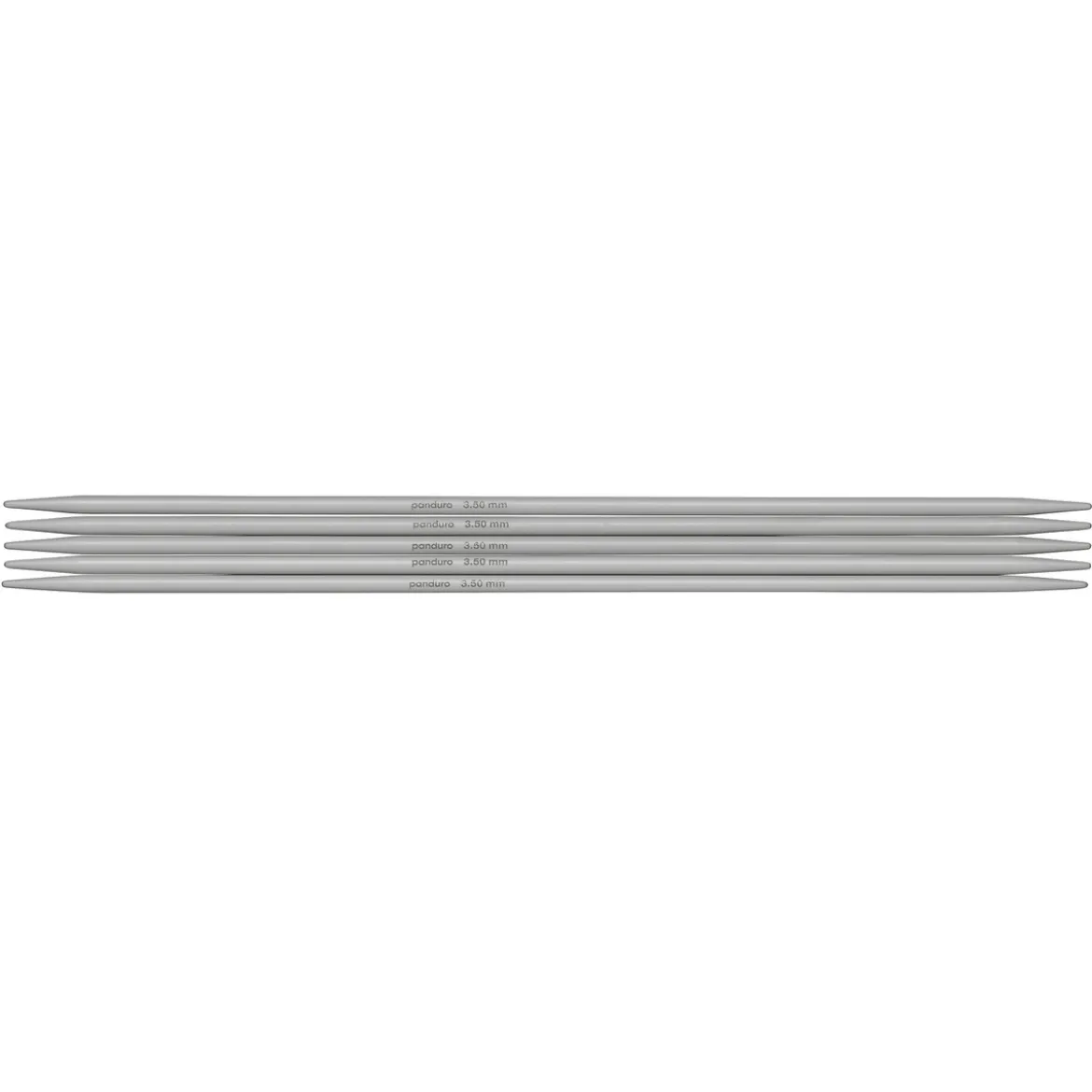 Strumpstickor, 5 st. Längd 20 cm Ø2,5 mm – aluminium