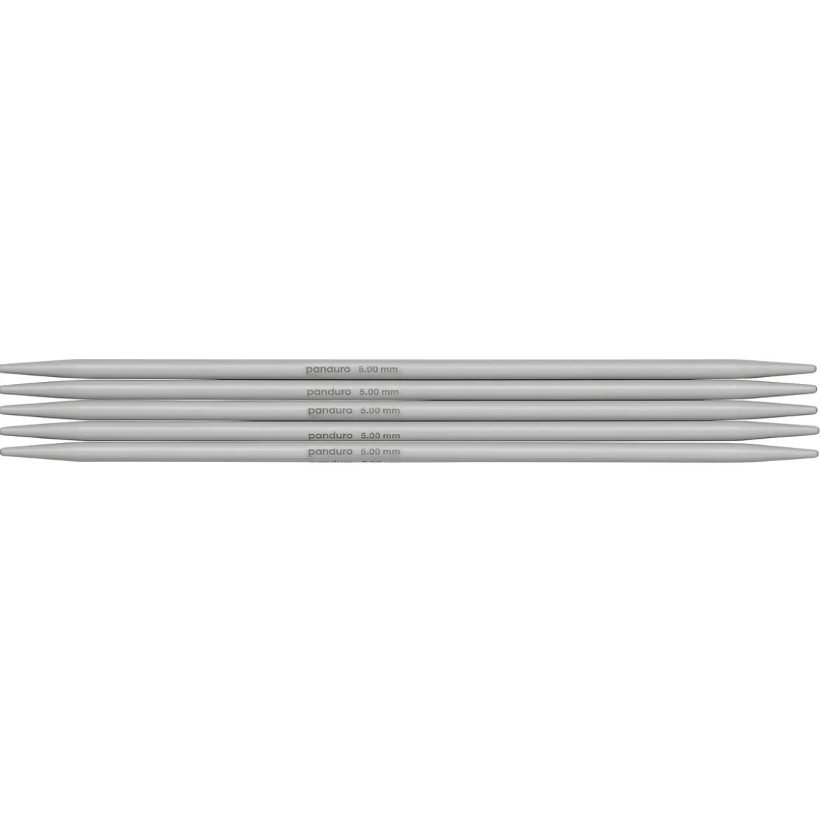 Strumpstickor, 5 st. Längd 20 cm Ø5,0 mm – aluminium
