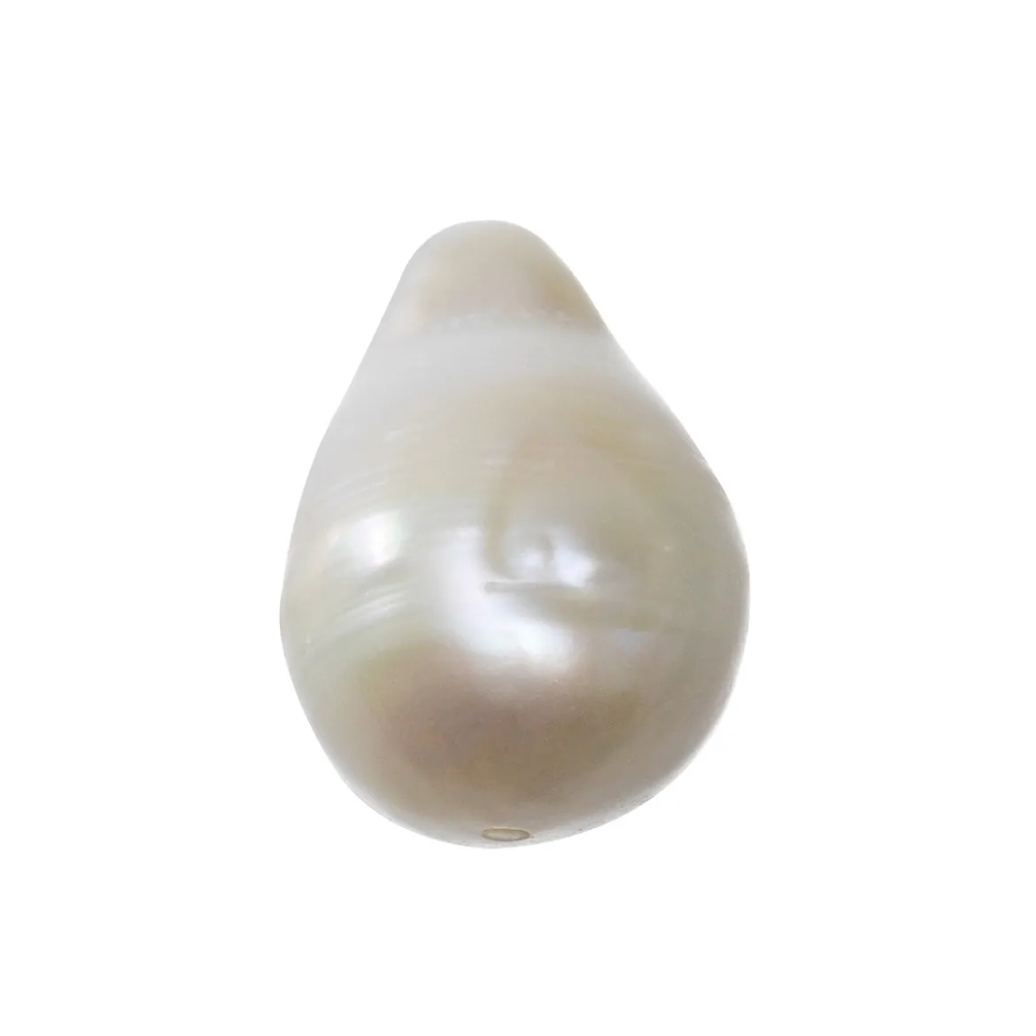 Sötvattenspärla odlad 1 st. 12–20 mm stor, 0,8 mm håldiameter