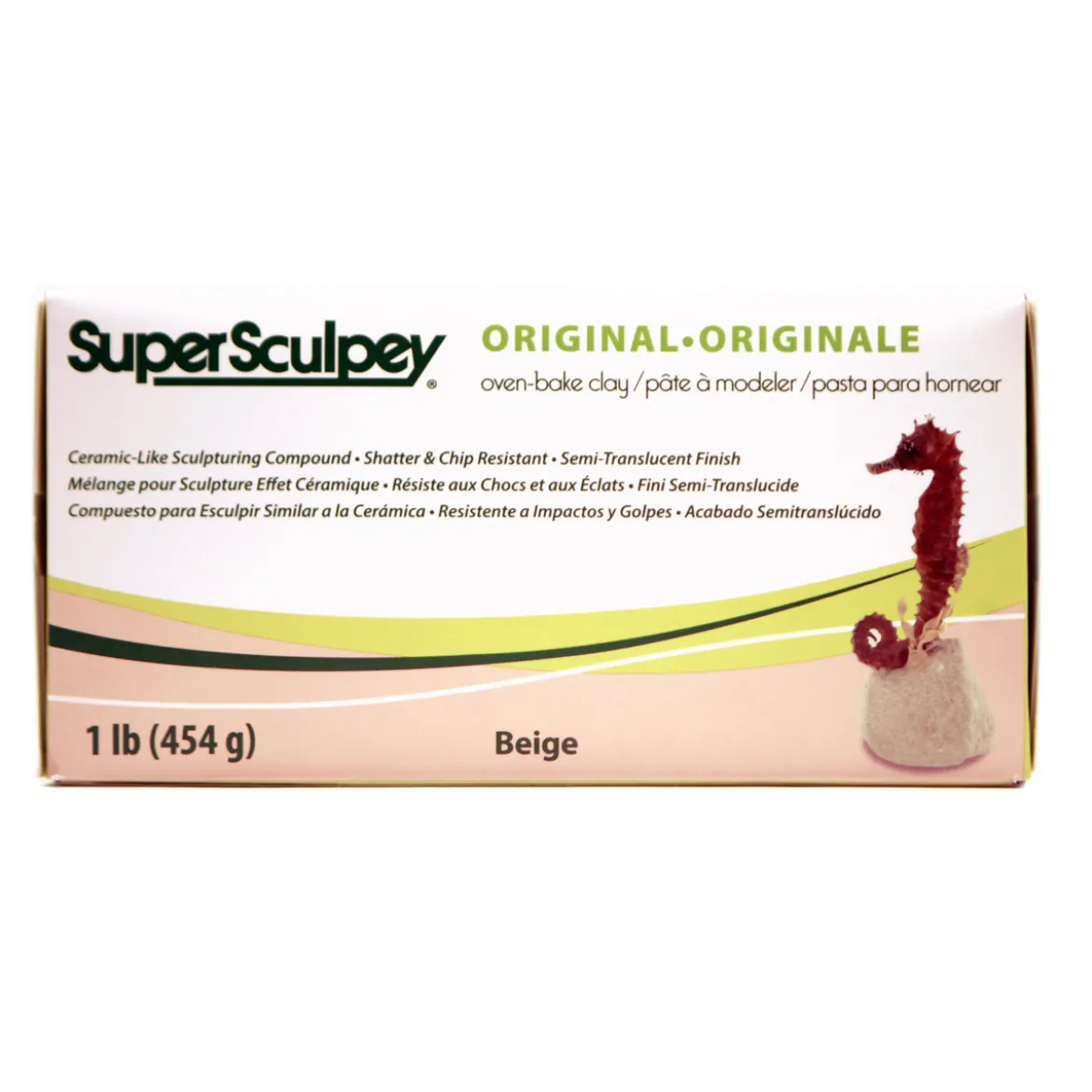 Super Sculpey 454 g - formstabil lera för fina detaljer