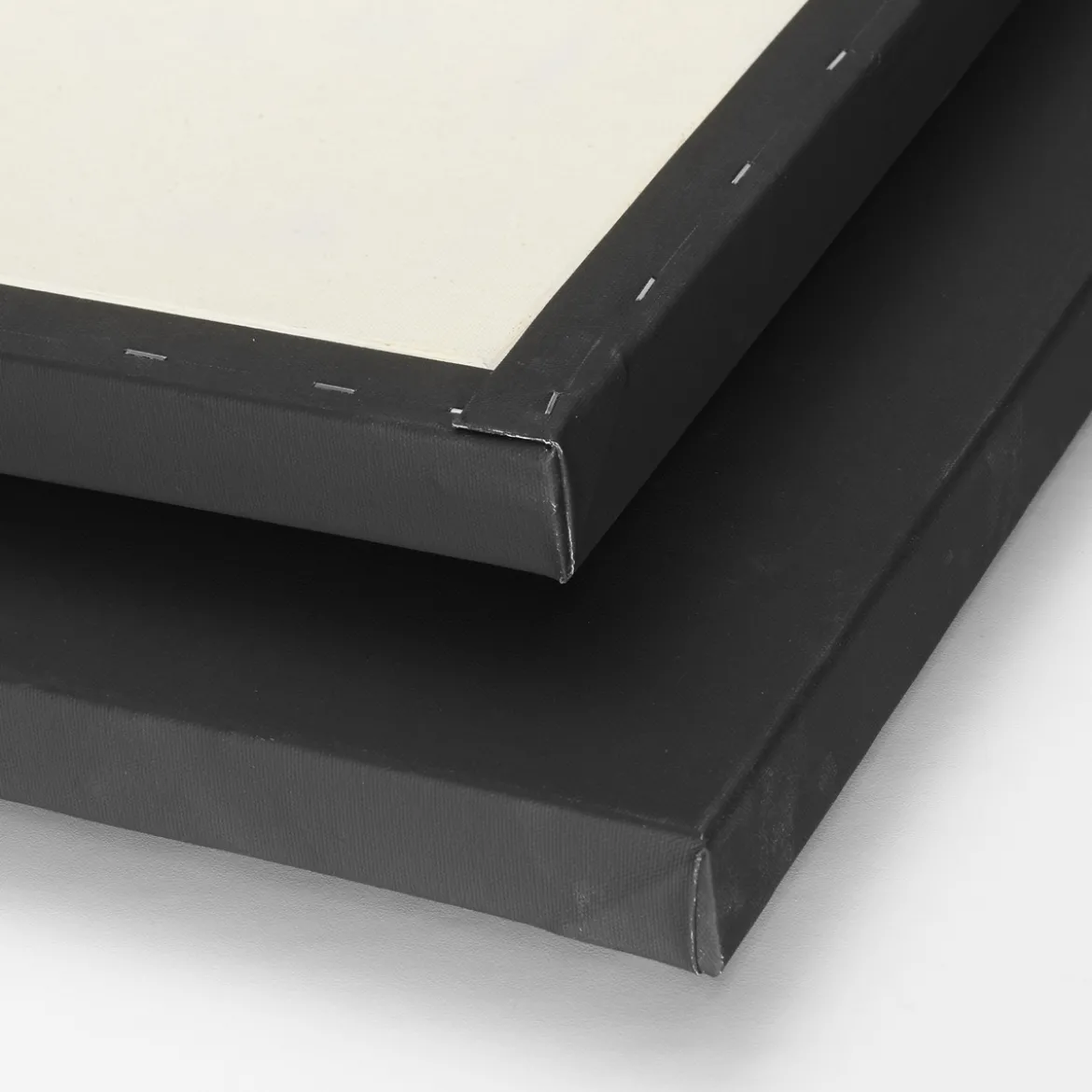 Svart djup canvas / målarduk med 3,7 cm djup – 50×50 cm