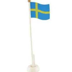 Svensk flagga av trä