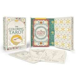 The Coloring Tarot av Sarah Lyons – färglägg 78 tarot-kort + 122-sidig guide