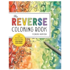 The reverse coloring book – den omvända målarboken, färglagd av Kendra Norton