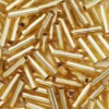 TOHO-pärlor bugle, avlånga glaspärlor 6 mm guld