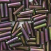 TOHO-pärlor bugle, avlånga glaspärlor 6 mm svart