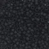 TOHO-pärlor 11/0 – svart matt, 49F Matte opaque jet black